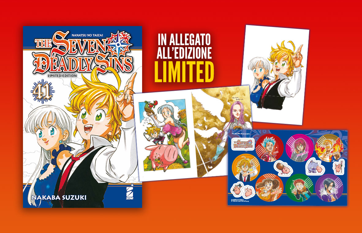 THE SEVEN DEADLY SINS n. 41: IL GRAN FINALE  IN ARRIVO CON UN&rsquo;EDIZIONE LIMITATA DA NON PERDERE