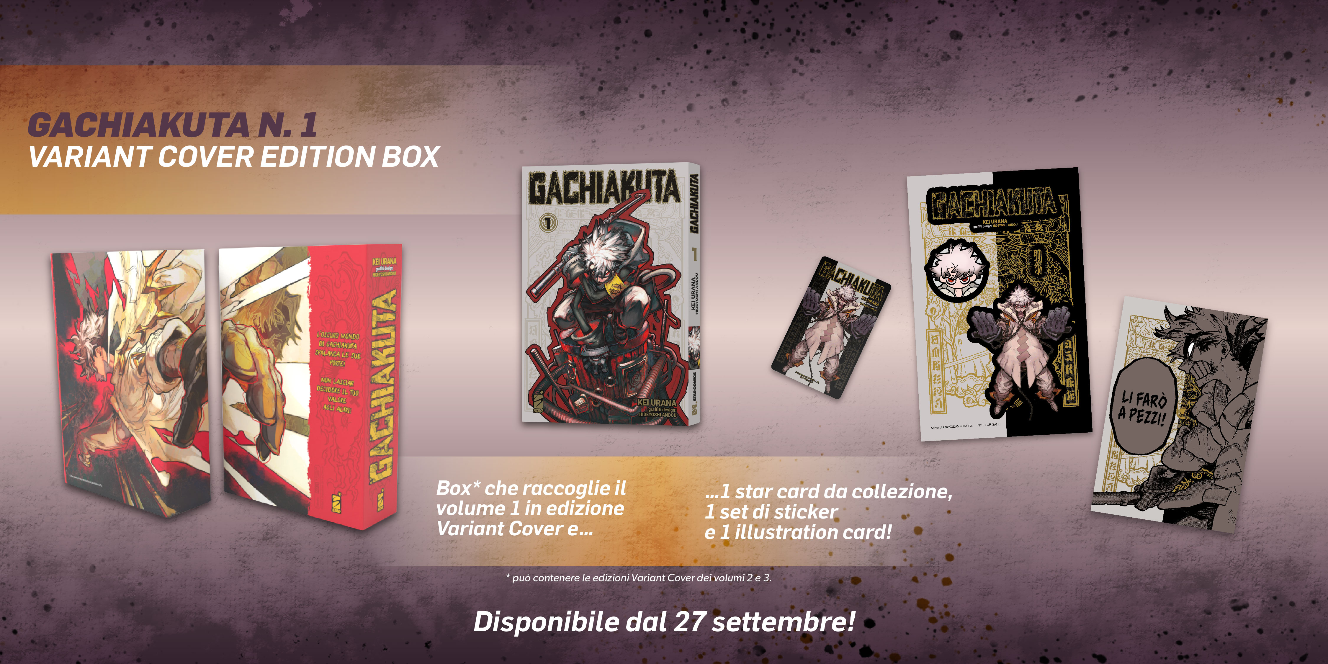 Gachiakuta 1 Variant Cover Edition Box